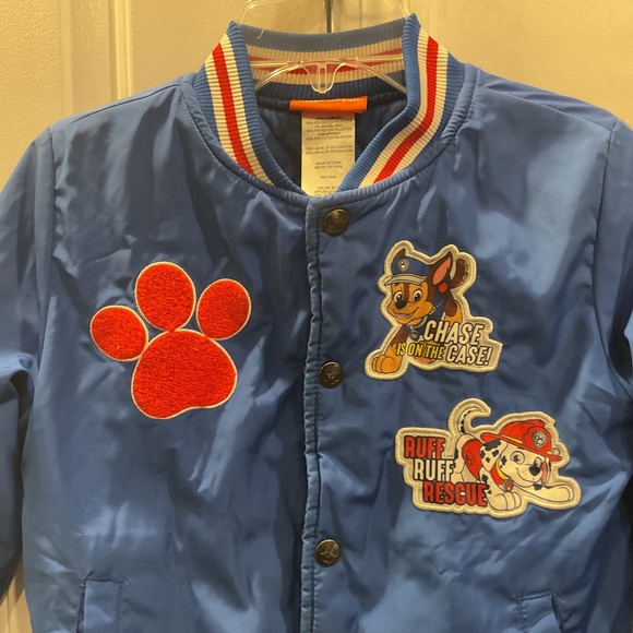 Children’s Nickelodeon Paw Patrol Bomber Jacket, Size 5/6 - Picture 6 of 7